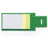 Muunneltava paperinippu Notepad Novich, vihreä liikelahja logopainatuksella