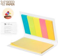 Muunneltava paperinippu Seeds Sticky Notepad Albot, valkoinen liikelahja logopainatuksella