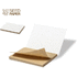 Muunneltava paperinippu Seeds Sticky Notepad Zomek, valkoinen liikelahja logopainatuksella