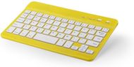 Näppäimistö Keyboard Volks, keltainen liikelahja logopainatuksella