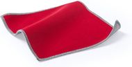 Näyttöpyyhe Cleaner Cloth Crislax, punainen liikelahja logopainatuksella