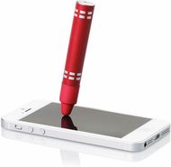 Osoitinkynä Stylus Touch Pen Cirex, punainen liikelahja logopainatuksella