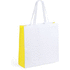Ostoskassi Bag Decal, keltainen liikelahja logopainatuksella