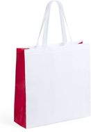 Ostoskassi Bag Decal, punainen liikelahja logopainatuksella