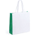 Ostoskassi Bag Decal, vihreä liikelahja logopainatuksella