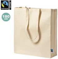 Ostoskassi Bag Elatek Fairtrade, luonnollinen liikelahja logopainatuksella