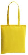 Ostoskassi Bag Fair, keltainen liikelahja logopainatuksella
