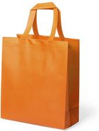 Ostoskassi Bag Fimel, sininen, oranssi liikelahja logopainatuksella