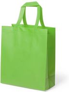 Ostoskassi Bag Fimel, vihreä liikelahja logopainatuksella