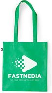 Ostoskassi Bag Frilend, vihreä liikelahja logopainatuksella
