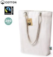 Ostoskassi Bag Hexa Fairtrade, luonnollinen liikelahja logopainatuksella