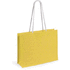 Ostoskassi Bag Hintol, keltainen liikelahja logopainatuksella