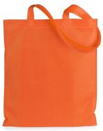 Ostoskassi Bag Jazzin, sininen, oranssi liikelahja logopainatuksella
