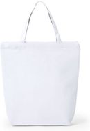 Ostoskassi Bag Kastel, valkoinen liikelahja logopainatuksella