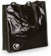Ostoskassi Bag Recycle, musta liikelahja logopainatuksella