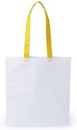 Ostoskassi Bag Rostar, keltainen liikelahja logopainatuksella
