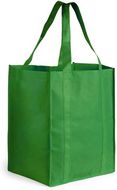 Ostoskassi Bag Shop XL, vihreä liikelahja logopainatuksella