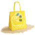 Ostoskassi Bag Yermen, keltainen liikelahja logopainatuksella