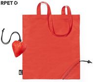 Ostoskassi Foldable Bag Lulu, punainen liikelahja logopainatuksella