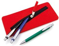 Penaali Pencil Case Felty, punainen liikelahja logopainatuksella