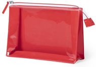 Pesuvälinepussi Beauty Bag Pelvar, punainen liikelahja logopainatuksella