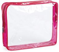 Pesuvälinepussi Beauty Bag Bracyn, punainen liikelahja logopainatuksella