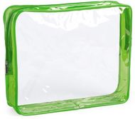 Pesuvälinepussi Beauty Bag Bracyn, vihreä liikelahja logopainatuksella