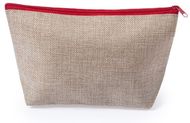 Pesuvälinepussi Beauty Bag Conakar, punainen liikelahja logopainatuksella