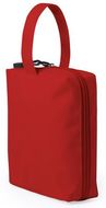 Pesuvälinepussi Beauty Bag Filen, punainen liikelahja logopainatuksella