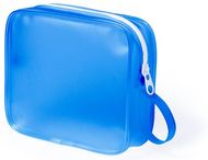 Pesuvälinepussi Beauty Bag Säki, sininen liikelahja logopainatuksella