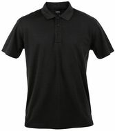 Pikeepaita Polo Shirt Tecnic Plus, musta liikelahja logopainatuksella