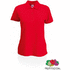 Pikeepaita Women Polo Shirt 65/ 35, punainen liikelahja logopainatuksella