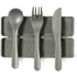 Piknik-astiasto Cutlery Set Florax, harmaa lisäkuva 2