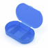 Pillerirasia Pillbox Trizone, sininen liikelahja logopainatuksella