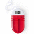 Pillerirasia Pillbox Ziprik, punainen lisäkuva 2