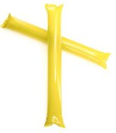 Puhallettava tanko Cheering Sticks Stick, keltainen liikelahja logopainatuksella