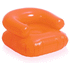 Puhallettava tuoli Armchair Reset, sininen, oranssi liikelahja logopainatuksella