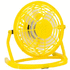 Puhallin Mini Fan Miclox, keltainen liikelahja logopainatuksella
