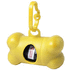 Puhdistuskotelo Waste Bag Dispenser Rucin, keltainen liikelahja logopainatuksella