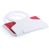 Puhelinteline, virtajohdon kiinnike Mobile Holder Marsal, punainen liikelahja logopainatuksella