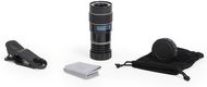 Puhelinvarusteet Universal Camera Lens Yorap 8X, musta liikelahja logopainatuksella