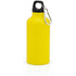 Pyöräilijän pullo Bottle Mento, keltainen liikelahja logopainatuksella