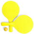 Rantamailat Beach Rackets Faluk, keltainen liikelahja logopainatuksella