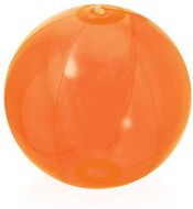 Rantapallo Beach Ball Nemon, läpikuultava-oranssi liikelahja logopainatuksella