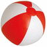 Rantapallo Beach Ball Portobello, valkoinen, punainen liikelahja logopainatuksella