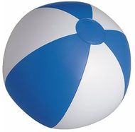 Rantapallo Beach Ball Portobello, valkoinen, sininen liikelahja logopainatuksella