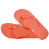 Rantasandaalit Flip Flops Salti, sininen, oranssi liikelahja logopainatuksella