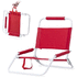 Rantatuoli Chair Coswel, punainen liikelahja logopainatuksella