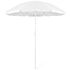 Rantavarjo Beach Umbrella Mojácar, valkoinen liikelahja logopainatuksella