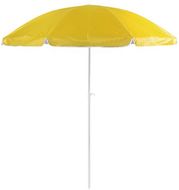 Rantavarjo Beach Umbrella Sandok, keltainen liikelahja logopainatuksella